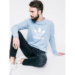 Adidas Originals - Bluza. Szare bluzy męskie adidas Originals, z nadrukiem, z bawełny. W wyprzedaży za 199.90 zł.