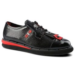 Półbuty damskie Lanqier, wykonane z materiału o gładkiej powierzchni z perforacjami z klasycznym sznurowaniem gumowym noskiem, czarne, 46C2340. Białe półbuty damskie Lanqier, z aplikacjami, z gumy, klasyczne, bez obcasa, bez zapięcia. Za 279.00 zł.