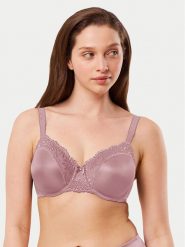 Triumph Biustonosz z fiszbiną Ladyform Soft W X 10166306 Różowy. Czerwone biustonosze Triumph, bez wzorów, z syntetyku. Za 109.00 zł.