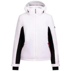 Kurtka Narciarska Damska Doris. Białe kurtki damskie Trespass, na zimę, xl, bez wzorów, bez kaptura. Za 415.99 zł.