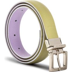 Pasek Damski TRUSSARDI JEANS - Belt Leather 75L00037 75 G140. Fioletowe paski damskie TRUSSARDI JEANS, w paski, z jeansu. W wyprzedaży za 209.00 zł.