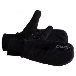 Rękawice Craft core insulate mitten. Czarne rękawiczki damskie Craft, bez wzorów, z polaru. Za 207.50 zł.