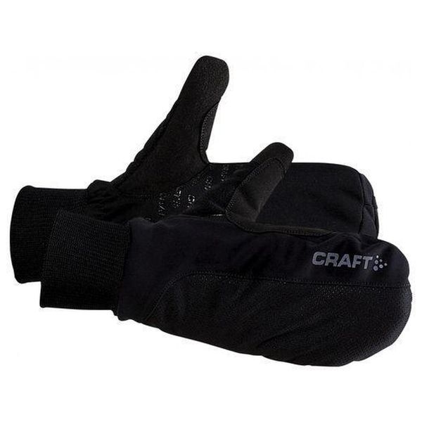 Rękawice Craft core insulate mitten. Czarne rękawiczki damskie Craft, bez wzorów, z polaru. Za 207.50 zł.