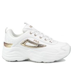 Buty damskie sportowe sneakersy Fila SKYE ZP WMN. Białe obuwie sportowe damskie Fila, bez wzorów, z dresówki, trekkingowe. Za 228.00 zł.