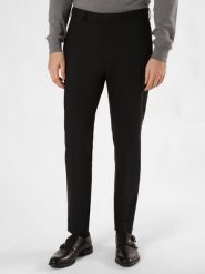 Strellson spodnie od garnituru modułowego Mężczyźni Slim Fit Sztuczne włókno czarny, 94. Czarne eleganckie spodnie męskie Strellson, m, bez wzorów, z materiału. Za 629.95 zł.