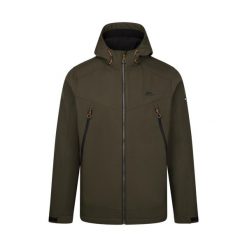 Trespass Hubbard - Męska kurtka softshell Dark Vine. Zielone kurtki męskie Trespass, m, z aplikacjami, z gumy, sportowe, bez kaptura. Za 438.99 zł.