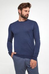Sweter męski z jedwabiem LIU JO. Swetry przez głowę męskie Liu Jo, l, bez wzorów, bez kołnierzyka. W wyprzedaży za 353.40 zł.