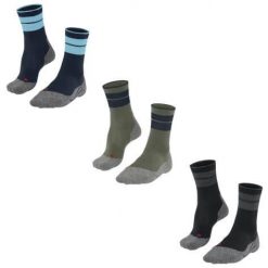 Skarpetki Falke TK Stabilizing. Niebieskie skarpety męskie Falke, bez wzorów, z elastanu. Za 168.50 zł.