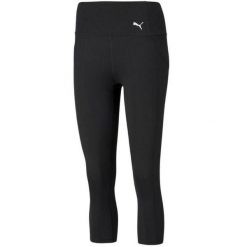 Ulubione Legginsy Damskie Forever Z Wysoką Talią 3/4. Czarne legginsy damskie Puma, xs, bez wzorów, na fitness i siłownię. Za 248.99 zł.