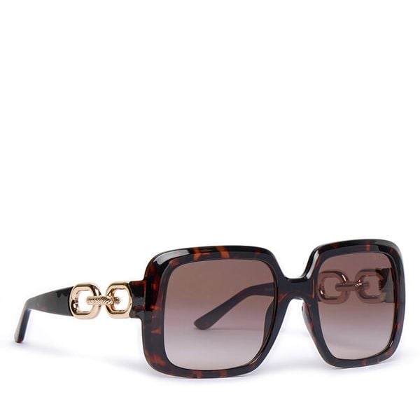 Okulary przeciwsłoneczne Guess. Brązowe okulary przeciwsłoneczne damskie Guess. Za 369.99 zł.