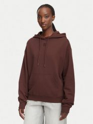 HUGO Bluza Delfinia 50522423 Brązowy Regular Fit. Brązowe bluzy damskie Hugo, xl, bez wzorów, z bawełny, bez kaptura. Za 554.99 zł.