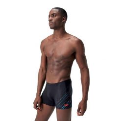 Kąpielówki męskie spodenki kąpielowe Speedo HyperBoom V-Cut. Czarne kąpielówki męskie Speedo, m, bez wzorów, do pływania. Za 257.64 zł.