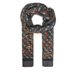 Szal Guess. Szare szaliki i chusty damskie Guess, z aplikacjami. Za 199.99 zł.
