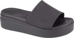 Crocs Crocs Brooklyn Platform Slide 208728-001 Czarne 42/43. Czarne klapki damskie Crocs, bez wzorów, sportowe, bez obcasa. Za 208.98 zł.