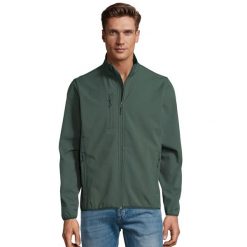 Męska Kurtka Radian Soft Shell. Czerwone kurtki sportowe męskie SOL'S, l, bez wzorów, z puchu, trekkingowe. Za 182.99 zł.