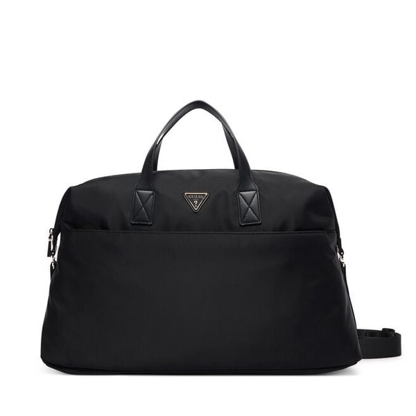 Torba Guess. Czarne torebki do ręki damskie Guess, z aplikacjami, bez dodatków. Za 824.99 zł.