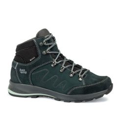 Buty GORE-TEX damskie Hanwag Torsby GTX. Zielone obuwie sportowe damskie Hanwag, bez wzorów, z gore-texu, wspinaczkowe. W wyprzedaży za 819.05 zł.