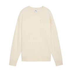 Bluza na co dzień Damska Puma Bez Kaptura Bawełniana Sportowa. Białe bluzy damskie Puma, bez wzorów, z bawełny, bez kaptura. Za 229.00 zł.