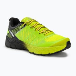 Buty do biegania męskie SCARPA Spin Ultra. Zielone buty sportowe męskie Scarpa, bez zapięcia, do biegania. Za 429.99 zł.