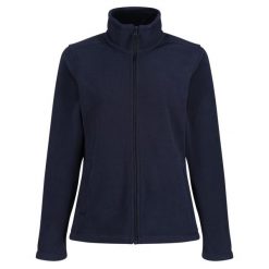Damska Bluza Polarowa Micro Z Pełnym Zamkiem Błyskawicznym. Niebieskie bluzy sportowe damskie Regatta, s, bez wzorów, z polaru, bez kaptura, trekkingowe. Za 98.99 zł.