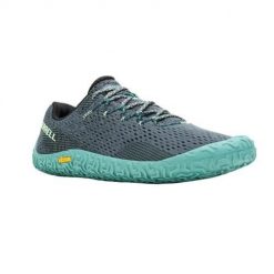 Buty do biegania męskie Merrell Vapor Glove 6. Niebieskie buty sportowe męskie Merrell, z materiału, bez zapięcia, do biegania. Za 613.00 zł.