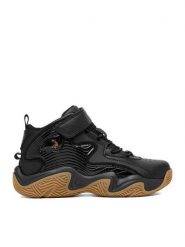 SHAQ Buty do koszykówki EO-DEVASTATOR 3.0 AQ95078Y-BZ Czarny. Czarne buty sportowe chłopięce Shaq, bez wzorów, ze skóry, bez zapięcia, do koszykówki. Za 229.99 zł.