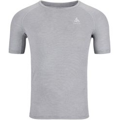 Koszulka biegowa męska Odlo X-Alp PW 115 T-Shirt Crew Neck. Szare koszulki sportowe męskie Odlo, m, bez wzorów, sportowe, bez kołnierzyka. Za 266.99 zł.