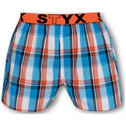 Styx Bokserki Męskie, Xl, Niebieskie. Niebieskie bokserki męskie Styx, w kratkę, z bawełny. Za 58.00 zł.