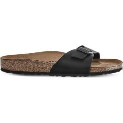 Birkenstock 040793 Black, klapki. Czarne klapki damskie Birkenstock, bez wzorów, bez obcasa. Za 239.00 zł.
