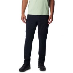 Spodnie turystyczne męskie Columbia Triple Canyon Convertible Pant II. Czarne spodnie snowboardowe męskie Columbia, m, bez wzorów, z elastanu, trekkingowe. Za 549.00 zł.