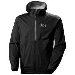 Kurtka wodoodporna Helly Hansen Momentum 3L Stretch. Czarne kurtki męskie Helly Hansen, l, bez wzorów, bez kaptura. Za 1,025.00 zł.