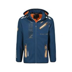Kurtka męska softshell Geographical Norway ROYAUTE Navy/Orange. Brązowe kurtki męskie Geographical Norway, m, bez wzorów, z elastanu, sportowe. Za 249.00 zł.
