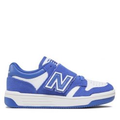 Sneakersy New Balance. Niebieskie trampki i tenisówki chłopięce New Balance, bez wzorów, bez zapięcia. Za 199.99 zł.