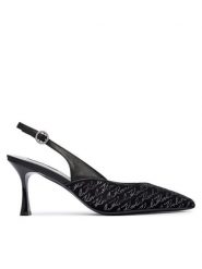 KARL LAGERFELD Szpilki Sienna KL32706A Czarny. Czarne szpilki damskie KARL LAGERFELD, bez wzorów, z materiału, bez obcasa, bez zapięcia. Za 814.99 zł.