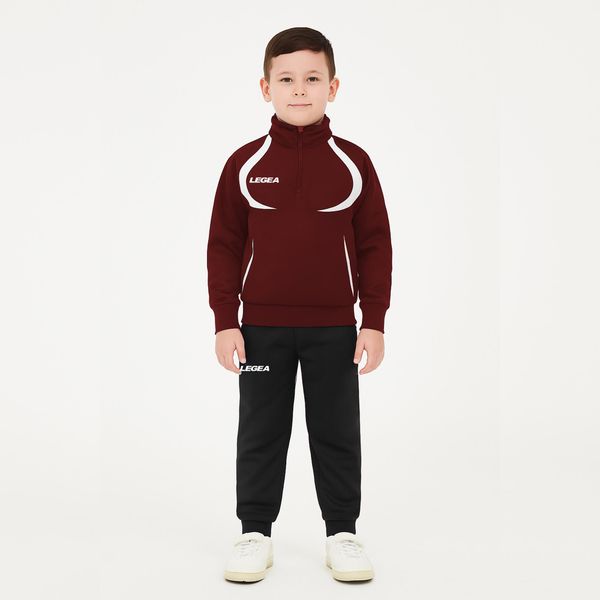 Komplet dresu dla chłopca ALGERIA JUNIOR JR. Białe spodnie sportowe dla chłopców Legea, bez wzorów, z dresówki, sportowe, na jogę i pilates. W wyprzedaży za 80.00 zł.