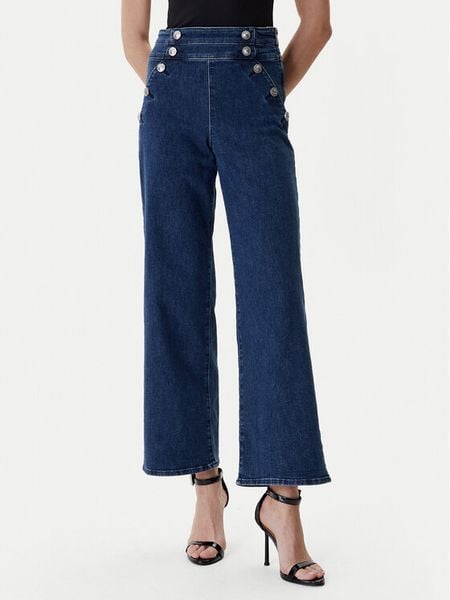 Guess Jeansy W6RA3R D0910 Granatowy Wide Leg. Niebieskie jeansy damskie Guess. Za 388.99 zł.