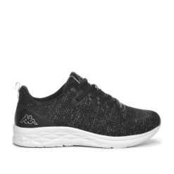 Buty Kappa Rostie Kobieta Czarny/Szary Srebrny. Czarne obuwie sportowe damskie Kappa, bez wzorów, z materiału, trekkingowe. Za 245.20 zł.