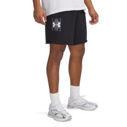 Spodenki Under Armour Ua Rival Terrylogo8inshort Dorosłych. Czarne buty sportowe męskie Under Armour, s, bez wzorów, na fitness i siłownię. Za 212.75 zł.