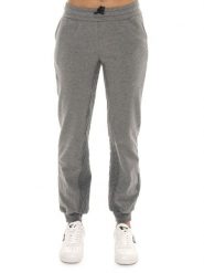 Spodnie zimowe damskie, ściągacz u dołu, wstawki warkoczowe Leone 1947. Szare spodnie materiałowe damskie LEONE 1947 APPAREL, xs, bez wzorów, z bawełny, na fitness i siłownię. Za 353.64 zł.