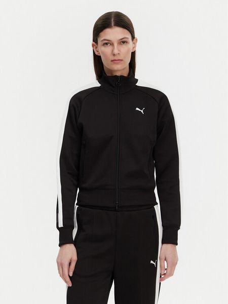 Puma Bluza T7 Always On 629796 Czarny Regular Fit. Czarne bluzy damskie Puma, xs, bez wzorów, z bawełny, bez kaptura. Za 179.99 zł.