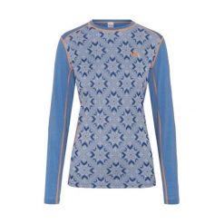 Damska koszulka z długim rękawem Kari Traa Iselin. Niebieskie t-shirty damskie Kari Traa, xl, bez wzorów, z dzianiny, bez kołnierzyka. Za 393.50 zł.