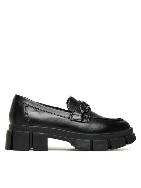 Badura Loafersy EO-CI12-9092-05 Czarny. Czarne półbuty dziewczęce Badura, bez wzorów, ze skóry, bez zapięcia. Za 137.99 zł.