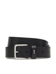 BOSS Pasek Męski 50548370 Czarny. Czarne paski damskie Boss, bez wzorów, ze skóry. Za 249.99 zł.