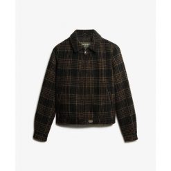 Damska kurtka puchowa Superdry. Brązowe kurtki damskie Superdry., m, z aplikacjami, z materiału, bez kaptura. Za 572.15 zł.