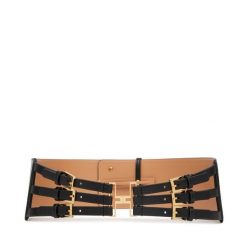 Pasek Damski Elisabetta Franchi. Czarne paski damskie Elisabetta Franchi, bez wzorów. Za 939.99 zł.