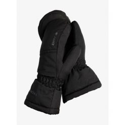 Rękawiczki dziecięce Trekmates Beacon DRY Mitten. Czarne rękawiczki dziecięce TREKMATES, bez wzorów. Za 54.99 zł.