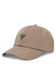 Guess Czapka z daszkiem V4YZ01 WG982 Beżowy. Brązowe rękawiczki damskie Guess, z aplikacjami, z materiału. Za 139.99 zł.