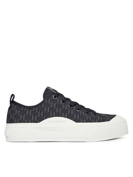 KARL LAGERFELD Trampki Kampus Max V KL50516 Granatowy. Niebieskie trampki męskie KARL LAGERFELD, bez wzorów, bez zapięcia. Za 704.99 zł.