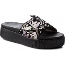 Klapki PUMA - Platform Slide Digtl Emb Wns 367287 02 Puma Black/Silver/W.Orchid. Czarne klapki damskie Puma, z materiału. W wyprzedaży za 199.00 zł.