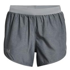 Krótkie spodenki dla kobiet Under Armour FLY BY SHORT. Szare szorty sportowe damskie Under Armour, l, bez wzorów, sportowe, do biegania. Za 79.99 zł.